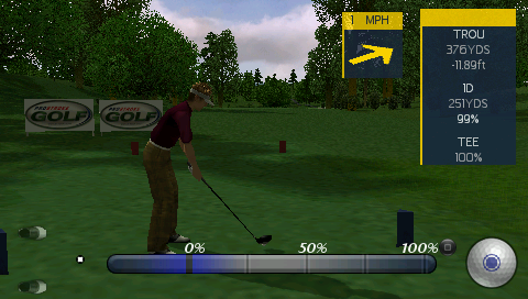 ProStroke Golf World Tour 2007 screenshot 3 for PSP